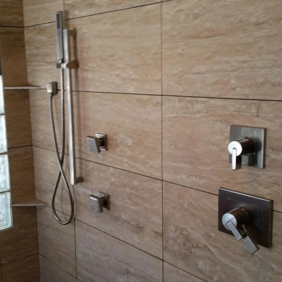 Shower fixture installation for Water Heater Replacement in Columbia